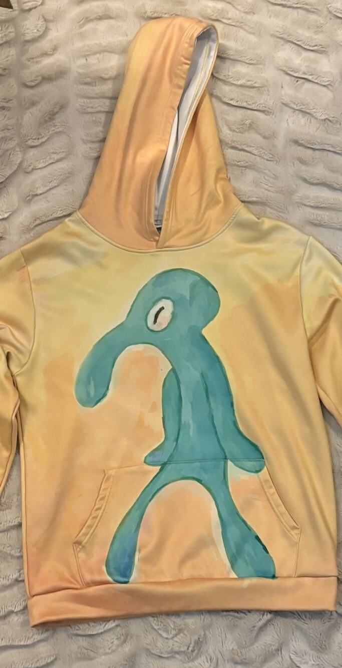 SpongeBob Bold and Brash Squidward Hoodie - Size Small